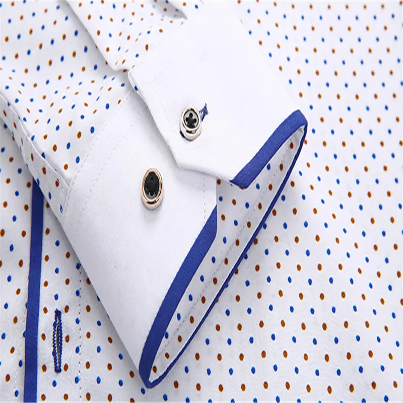 Chemise À Manches Longues Avec Fermeture À Boutons Pour Homme | Idéale Pour Usage Quotidien