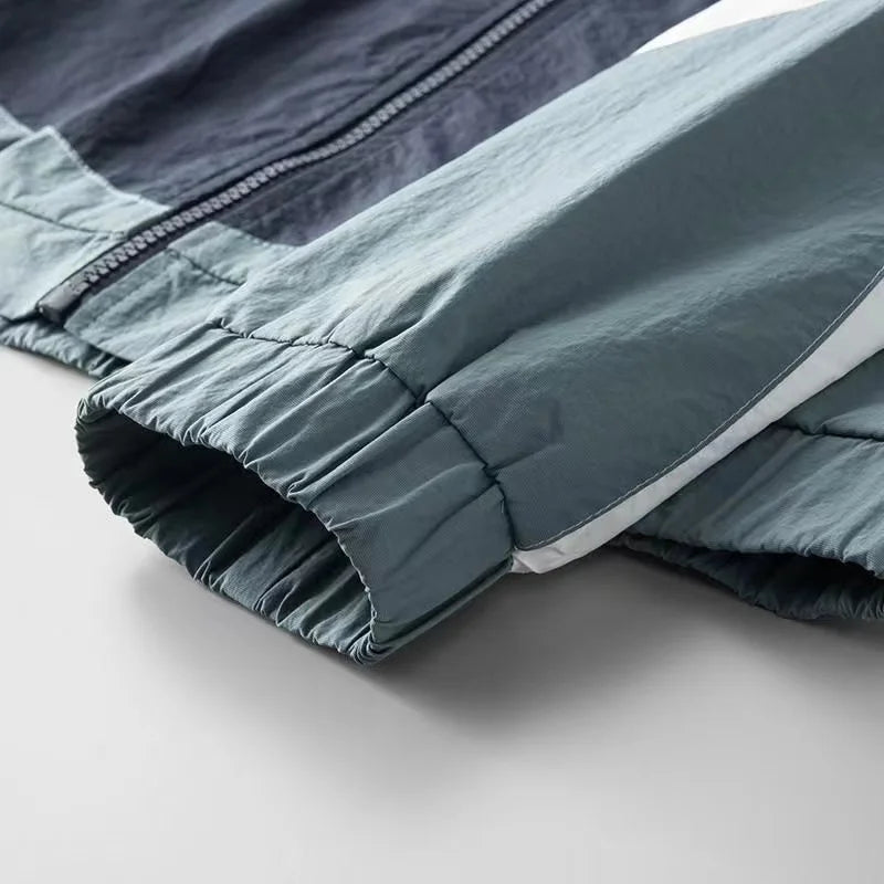 Veste Coupe-Vent À Capuche avec Fermeture Zippée pour Homme | Idéale pour L’Hiver