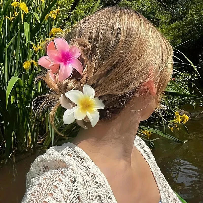 Pince À Cheveux Avec Motif Floral Dégradé Pour Femmes | Idéale Pour Les Coiffures D’Été