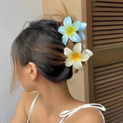 Pince À Cheveux Avec Motif Floral Dégradé Pour Femmes | Idéale Pour Les Coiffures D’Été