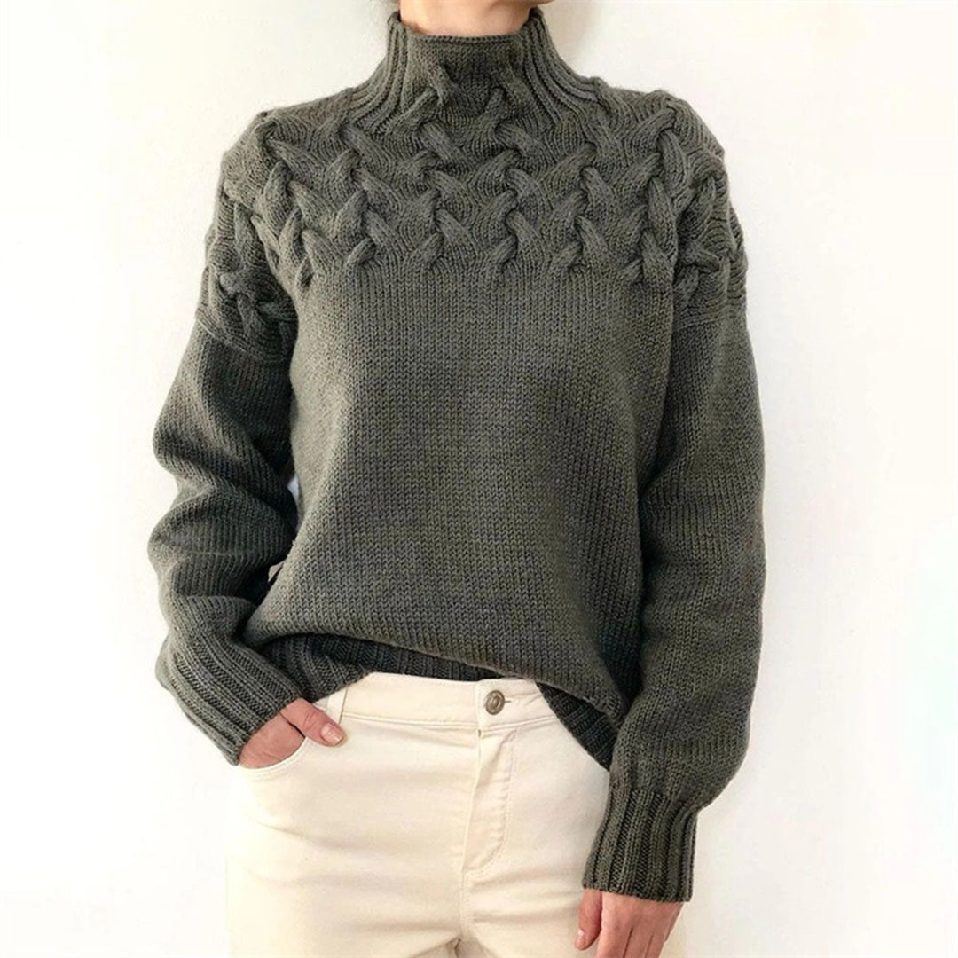 Pull Long Avec Col Roulé pour Femme | Idéal pour L’Hiver
