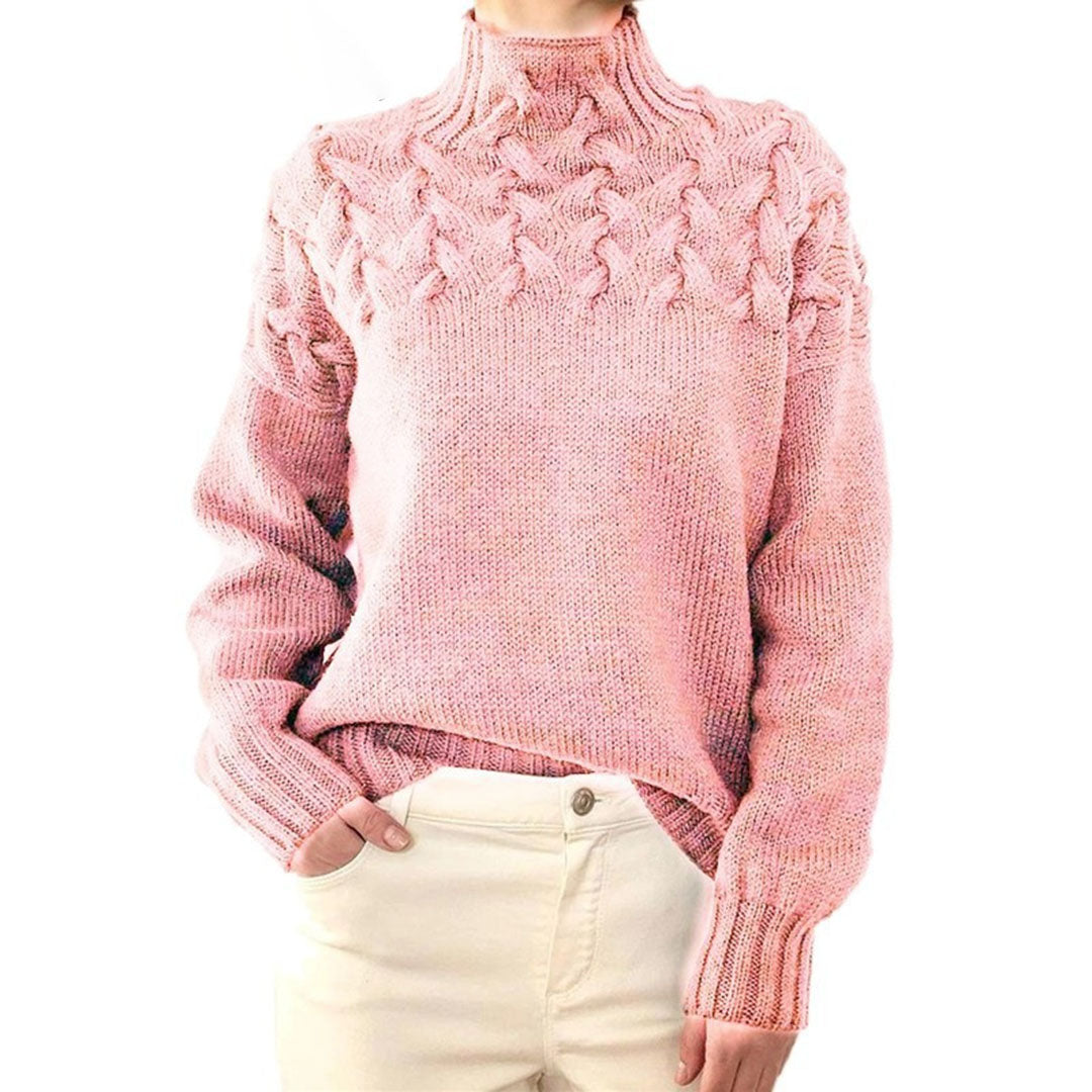 Pull Long Avec Col Roulé pour Femme | Idéal pour L’Hiver