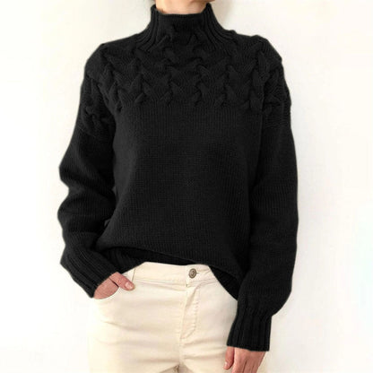 Pull Long Avec Col Roulé pour Femme | Idéal pour L’Hiver