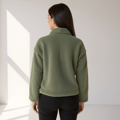Manteau À Boutons avec Coupe Décontractée pour Femme | Idéal pour L’Hiver