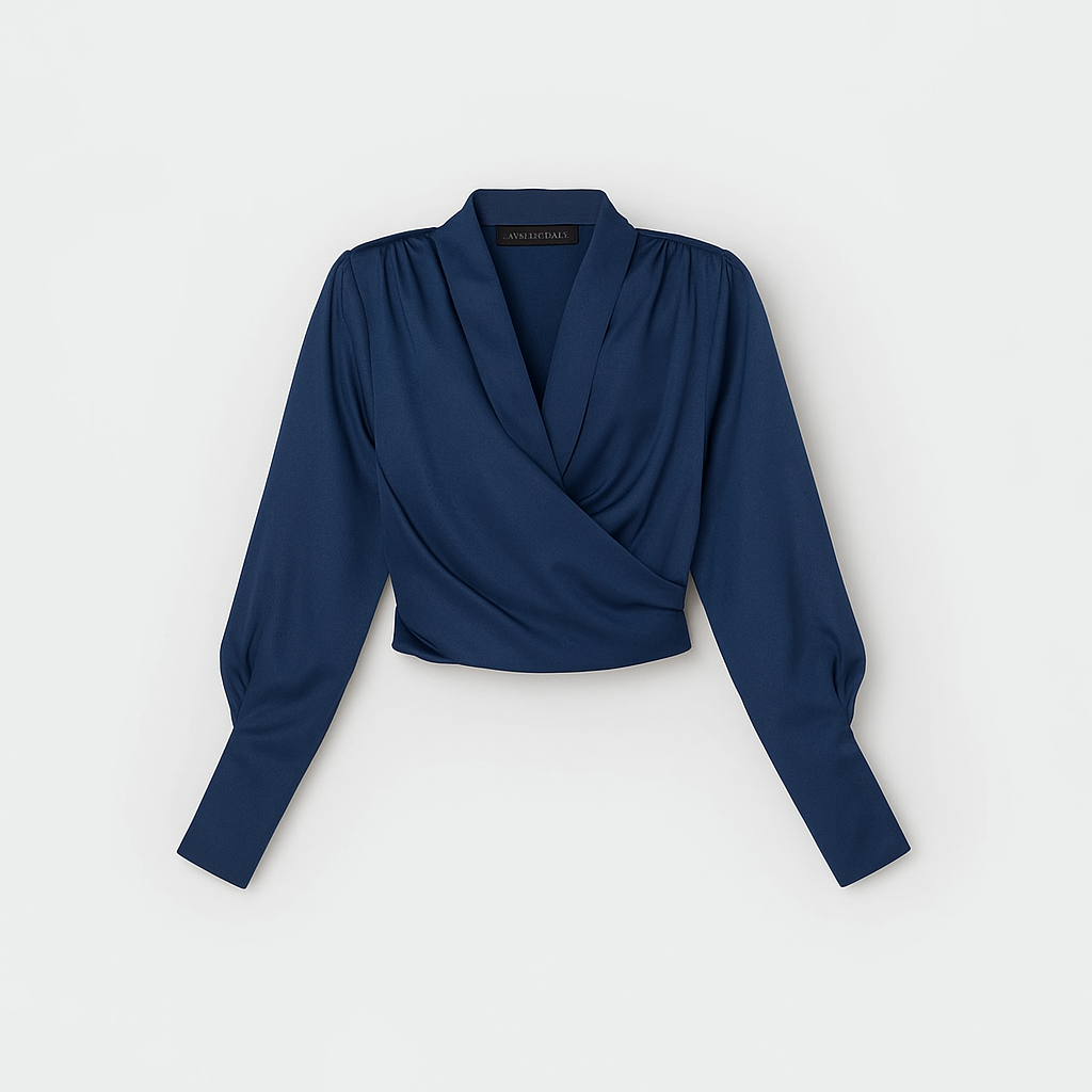 Blouse avec Manches Bouffantes et Boutonnage Frontal pour Femme | Idéale pour le Bureau ou les Événements Sociaux