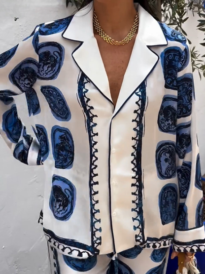 Ensemble Vintage À Coupe Classique pour Femmes | Idéal pour Les Journées Ensoleillées