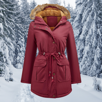Veste Longue avec Capuche pour Femmes | Idéale pour Les Activités En Extérieur