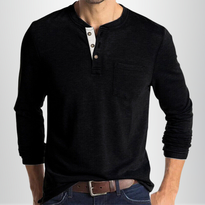 T-shirt À Manches Longues Pour Hommes Avec Coupe Ajustée | Idéal Pour Usage Quotidien