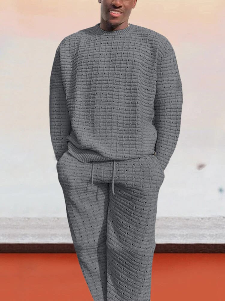 Ensemble Deux Pièces avec Sweat à Manches Longues et Pantalon pour Homme | Idéal pour Un Usage Quotidien