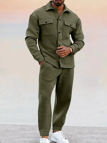 Costume Deux Pièces pour Homme avec Veste et Pantalon Coordonnés | Idéal pour le Quotidien et les Occasions Spéciales