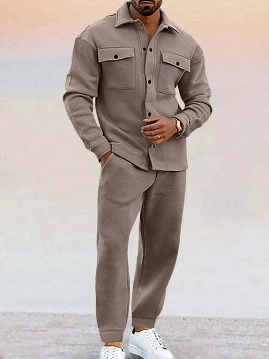 Costume Deux Pièces pour Homme avec Veste et Pantalon Coordonnés | Idéal pour le Quotidien et les Occasions Spéciales