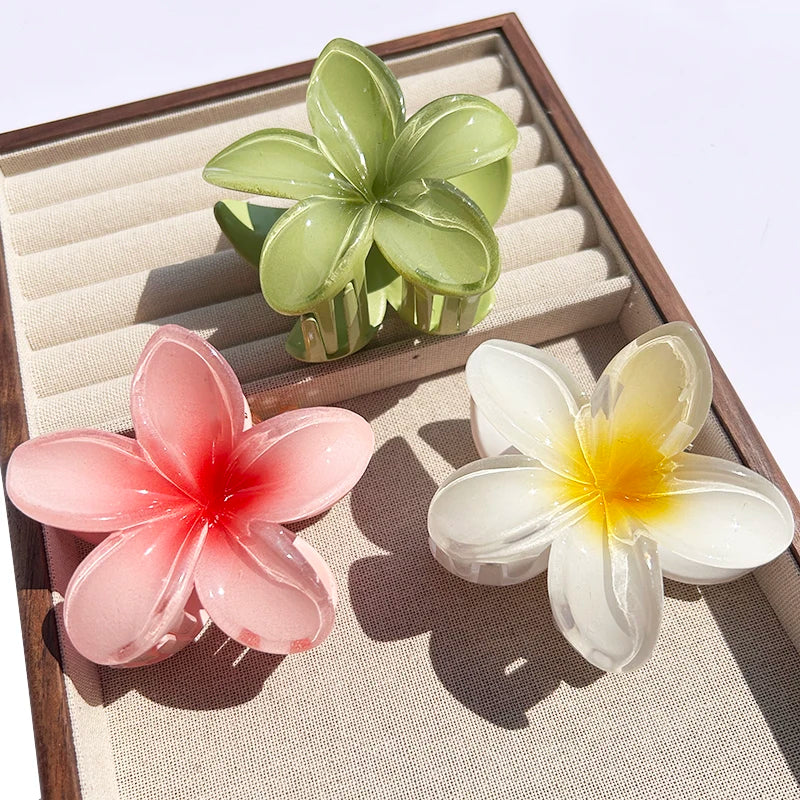 Pince À Cheveux Avec Motif Floral Dégradé Pour Femmes | Idéale Pour Les Coiffures D’Été
