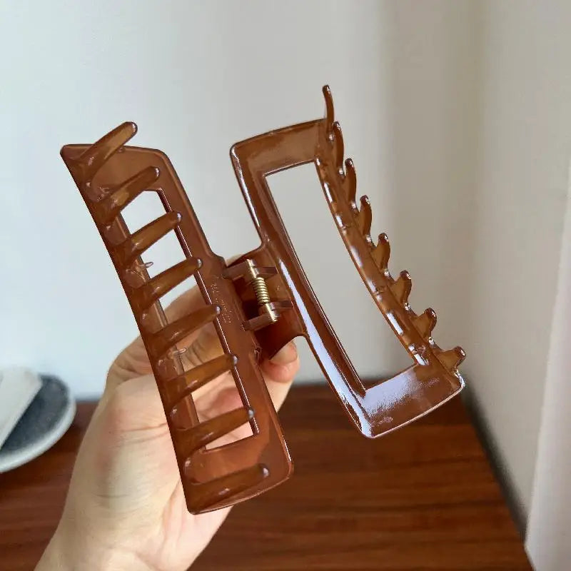 Pinces À Cheveux Oversize De 3 Cm Avec Forme Géométrique Pour Femmes Et Filles | Idéales Pour Les Coiffures Du Quotidien