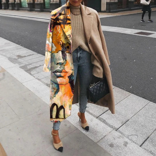 Veste Longue pour Femmes avec Coupe Ample | Pour Usage Quotidien
