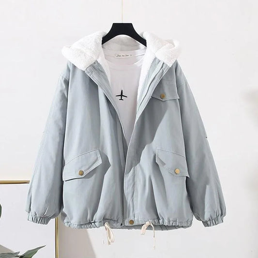 Veste à Capuche Ample avec Fermeture Avant pour Femme | Idéale pour les Journées Décontractées et les Activités Quotidiennes