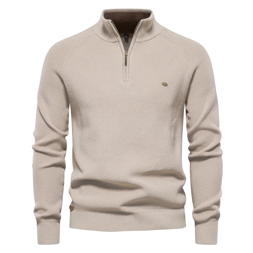 Pull Zippé À Col pour Hommes | Idéal pour Un Usage Quotidien Et Les Occasions Décontractées
