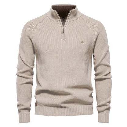 Pull Zippé À Col pour Hommes | Idéal pour Un Usage Quotidien Et Les Occasions Décontractées