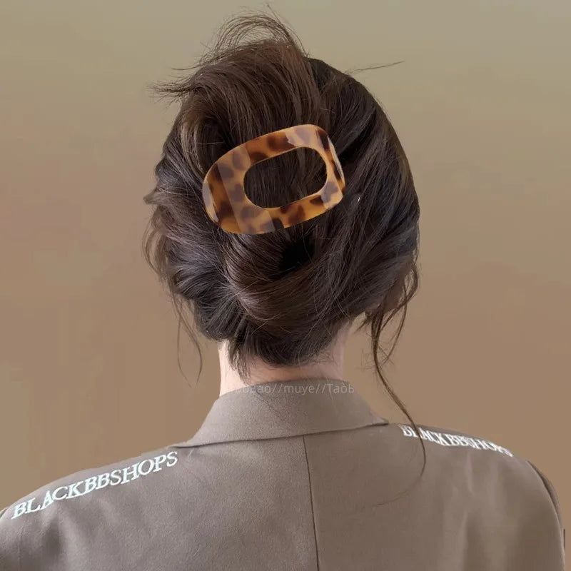Pince À Cheveux Avec Design Ovale Et Plat Pour Femmes | Idéale Pour Les Coiffures Du Quotidien
