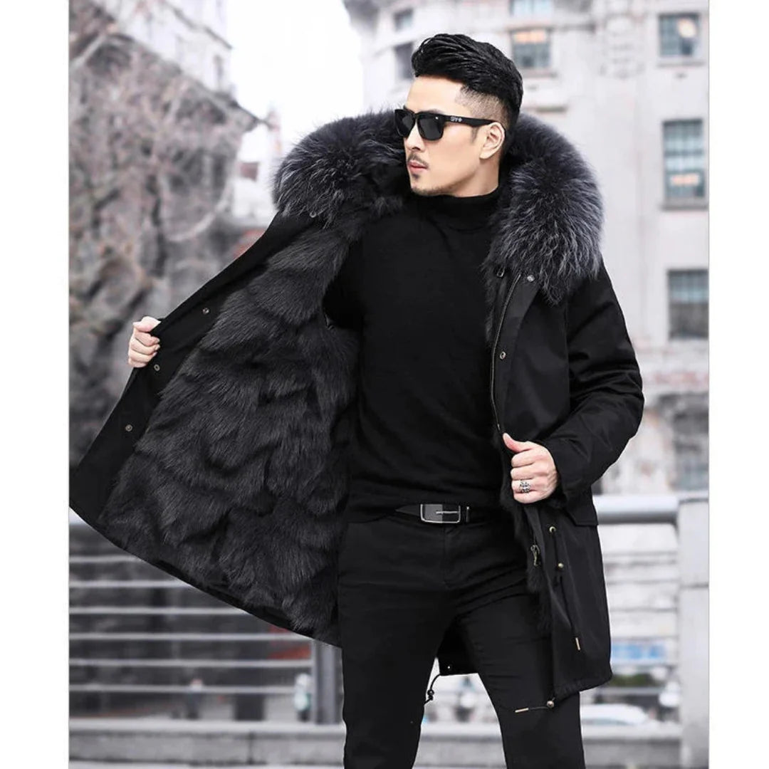 Parka d’Hiver avec Capuche pour Homme | Idéale pour la Saison Froide