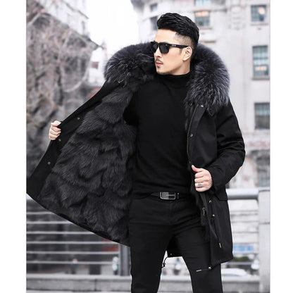 Parka d’Hiver avec Capuche pour Homme | Idéale pour la Saison Froide