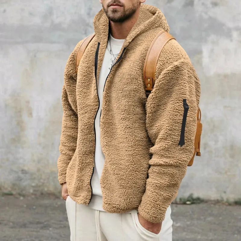 Veste Zippée avec Capuche et Poche sur Manche pour Adultes | Idéale pour l’Hiver