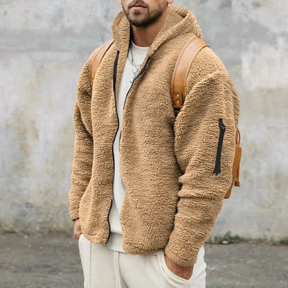 Veste Zippée avec Capuche et Poche sur Manche pour Adultes | Idéale pour l’Hiver