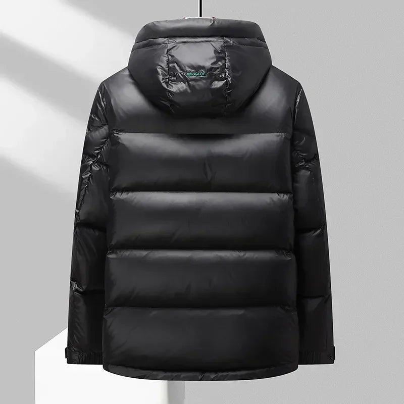 Doudoune D’hiver Avec Capuche Et Coupe Droite Pour Hommes | Idéale Pour La Saison Hivernale