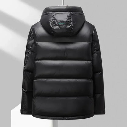 Doudoune D’hiver Avec Capuche Et Coupe Droite Pour Hommes | Idéale Pour La Saison Hivernale