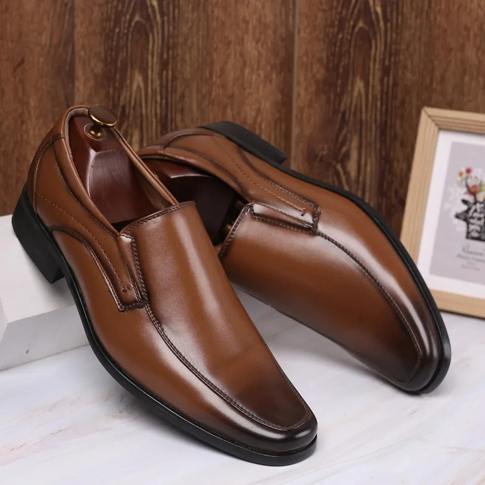 Mocassins à bout carré pour hommes