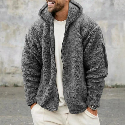Veste Zippée avec Capuche et Poche sur Manche pour Adultes | Idéale pour l’Hiver