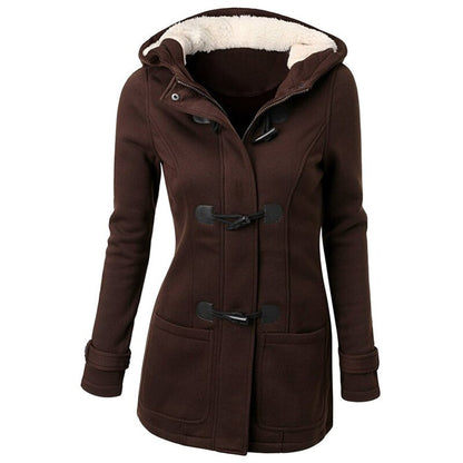 Manteau Long À Capuche pour Femme | Idéal pour Hiver