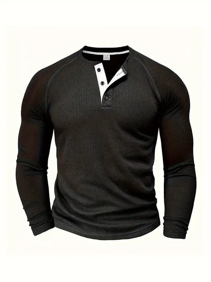 Chemise À Manches Longues Avec Coupe Régulière Pour Hommes | Idéal Pour Un Usage Quotidien