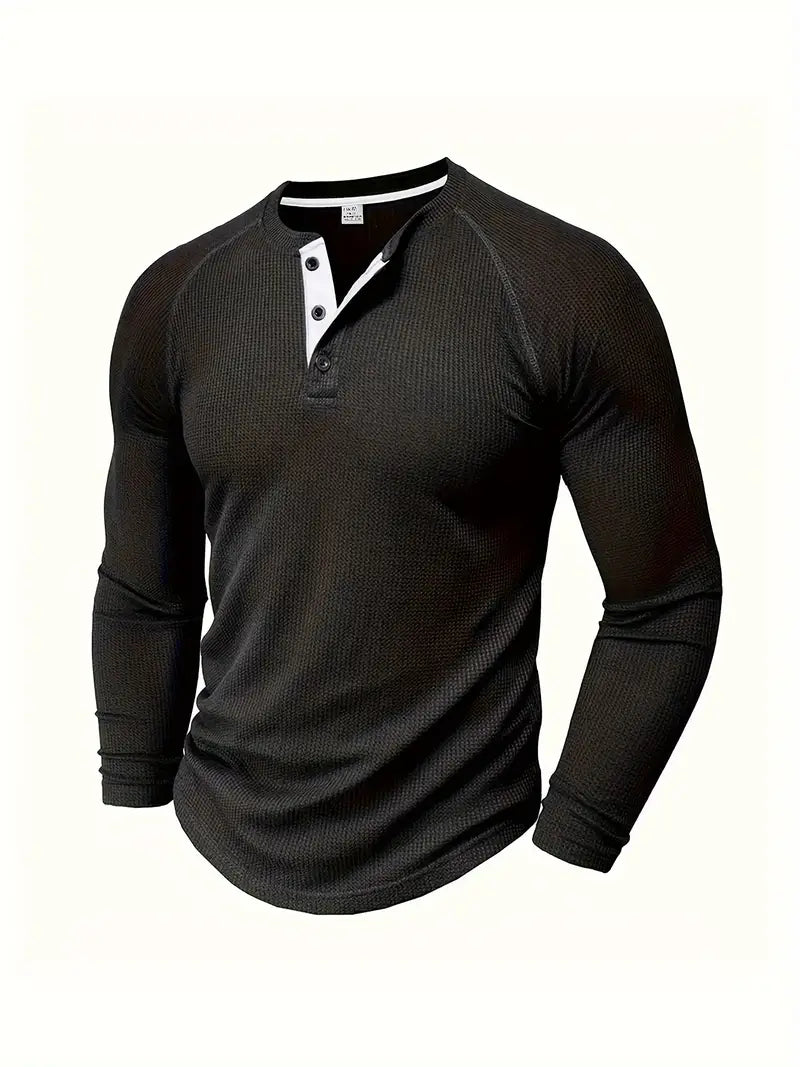Chemise À Manches Longues Avec Coupe Régulière Pour Hommes | Idéal Pour Un Usage Quotidien