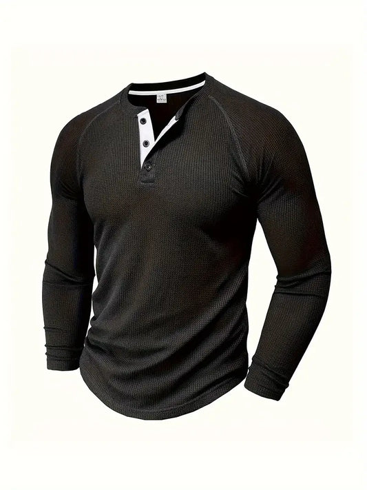 Chemise À Manches Longues Avec Coupe Régulière Pour Hommes | Idéal Pour Un Usage Quotidien