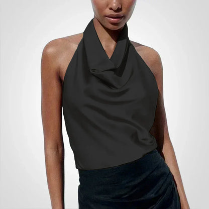 Top Dos-Nu Avec Col Halter Pour Femmes | Idéal Pour Les Soirées Et Occasions Habillées