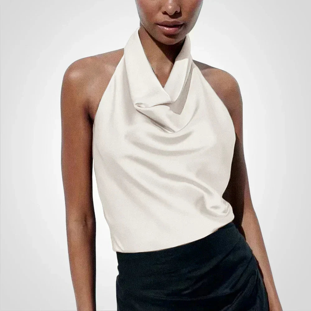 Top Dos-Nu Avec Col Halter Pour Femmes | Idéal Pour Les Soirées Et Occasions Habillées