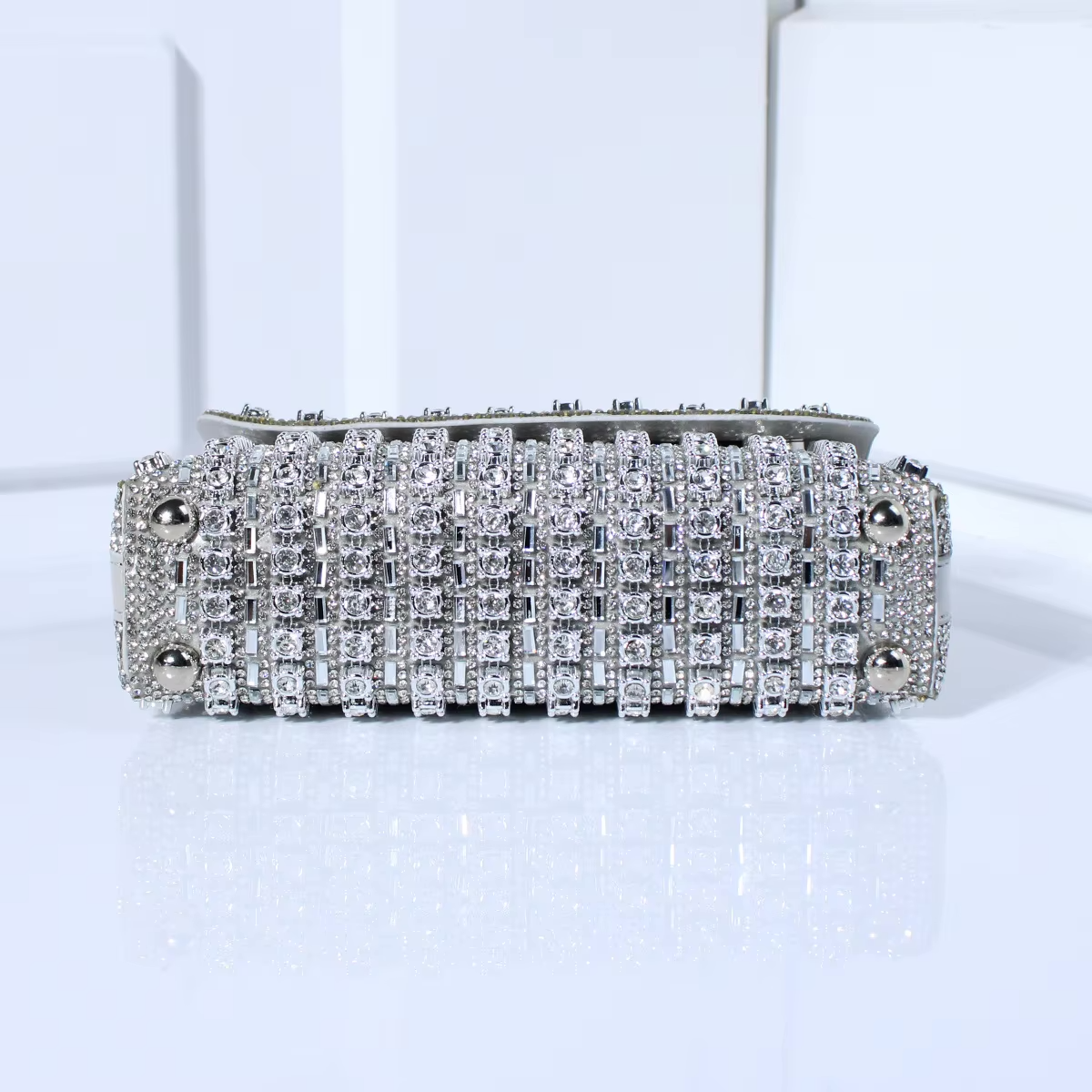 Mini Sac avec Strass et Chaîne Dorée pour Femme | Idéal pour les Soirées
