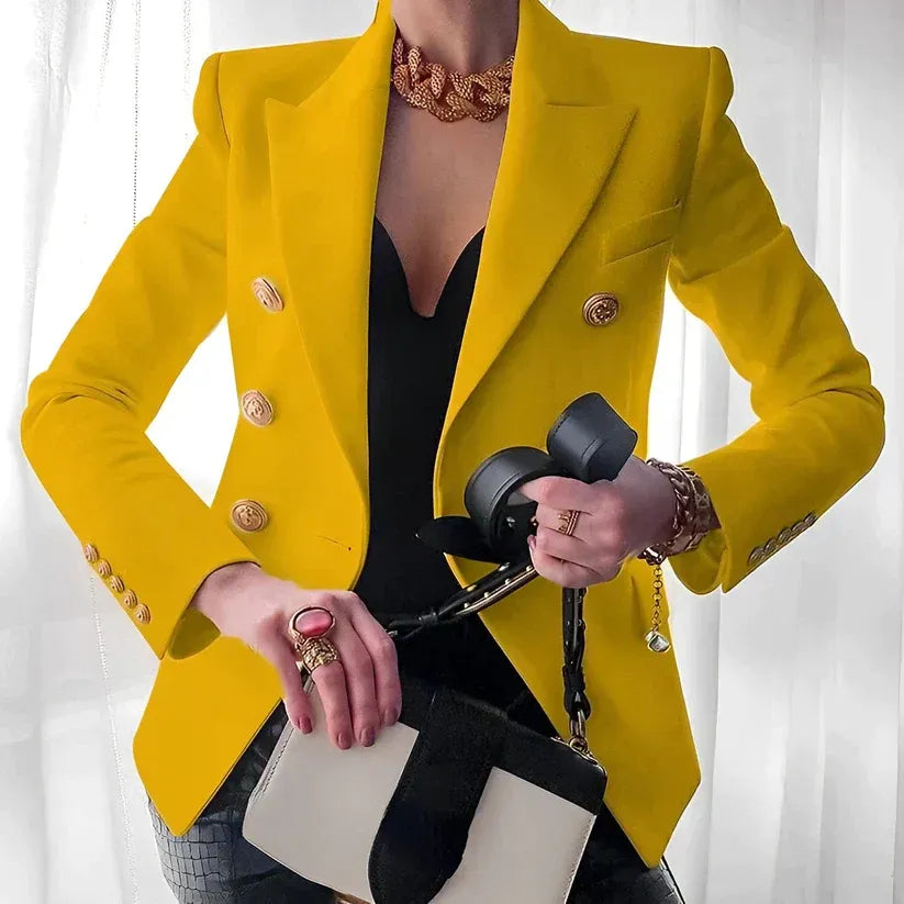 Blazer à Coupe Structurée pour Femme | Idéal pour le Travail ou les Occasions Formelles