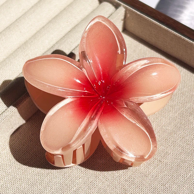 Pince À Cheveux Avec Motif Floral Dégradé Pour Femmes | Idéale Pour Les Coiffures D’Été