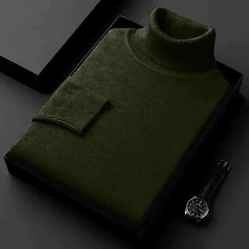 Pull à col roulé pour hommes