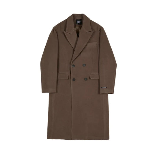 Manteau Long À Double Boutonnage pour Hommes | Idéal pour Automne Et Hiver