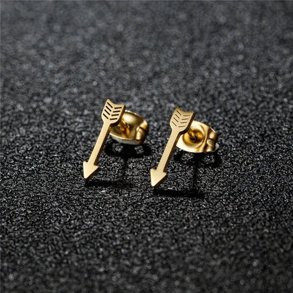 Boucles d’Oreilles Métalliques à Design Minimaliste pour Femme | Idéales pour Tenues Décontractées ou Habillées