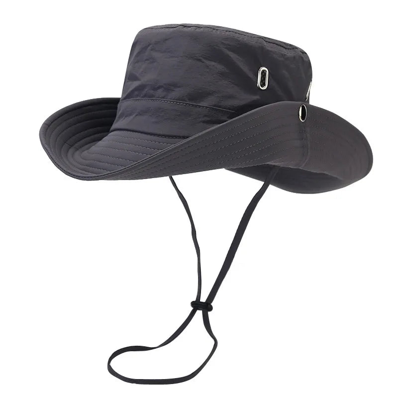 Chapeau De Soleil À Large Bord Avec Maille Respirante Pour Femme | Idéal Pour Les Activités En Extérieur