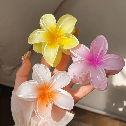 Pince À Cheveux Avec Motif Floral Dégradé Pour Femmes | Idéale Pour Les Coiffures D’Été