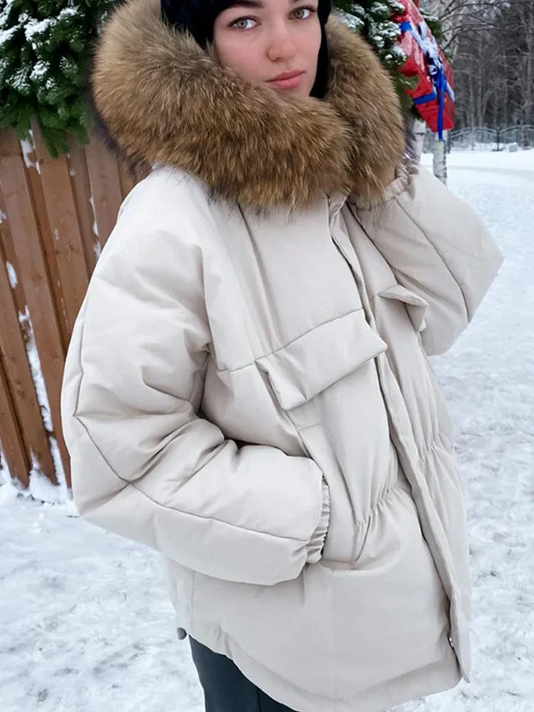 Manteau Long avec Col Large pour Femme | Idéal pour les Journées Froides