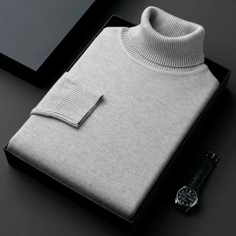 Pull à col roulé pour hommes