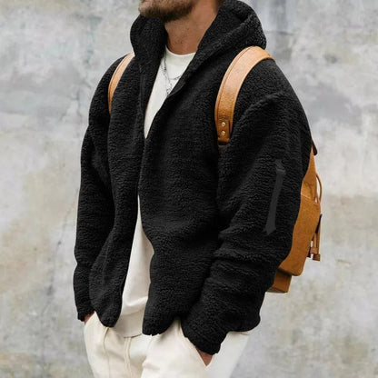 Veste Zippée avec Capuche et Poche sur Manche pour Adultes | Idéale pour l’Hiver
