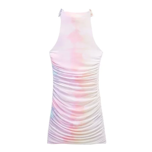Robe Courte Imprimée Avec Coupe Fluide Pour Femmes | Idéale Pour Les Journées D’Été