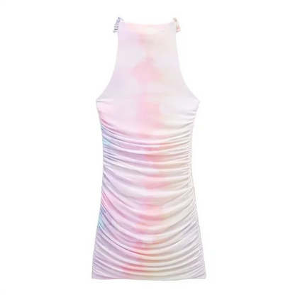 Robe Courte Imprimée Avec Coupe Fluide Pour Femmes | Idéale Pour Les Journées D’Été