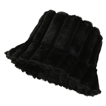 Bucket hat pelucheux pour femmes